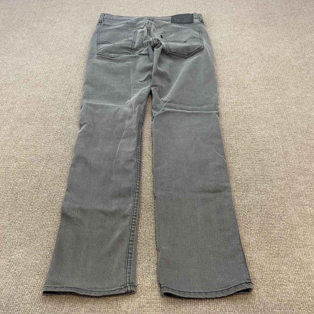 Levis 511 Jeans Mens 30x30 Gray Charcoal Wash Slim Tapered Stretch Denim‎ Pants